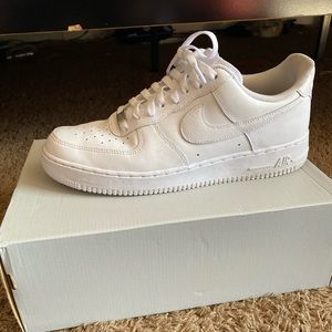 All White Air Force 1s
